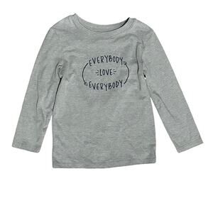 Cat&Jack “Everybody Love Everybody” Long Sleeve Shirt Sz. 4T